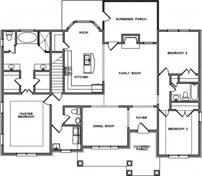 Home Plan - Main Level