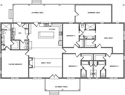 Home Plan - Main Level