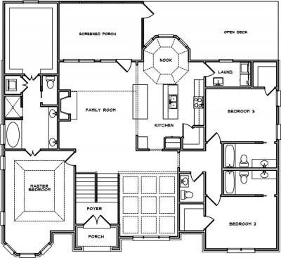 Home Plan - Main Level