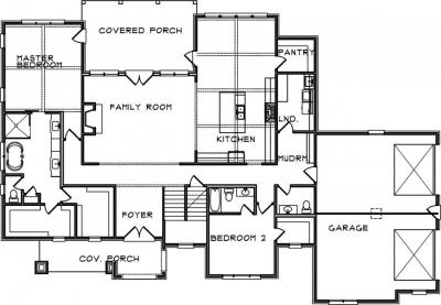 Home Plan - Main Level