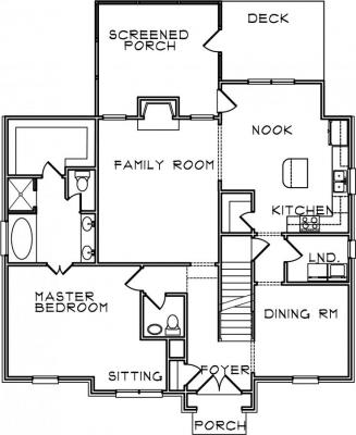 Home Plan - Main Level