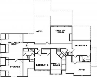 Home Plan - Second Level