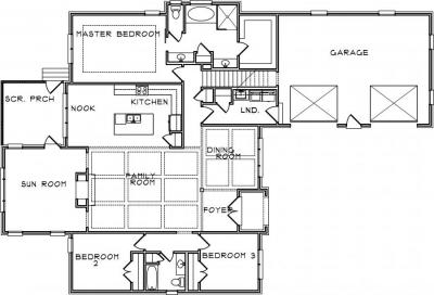 Home Plan - Main Level