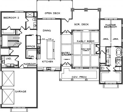 Home Plan - Main Level