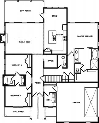 Home Plan - Main Level