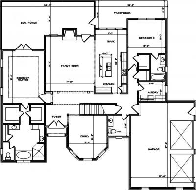 Home Plan - Main Level