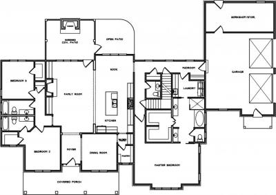 Home Plan - Main Level