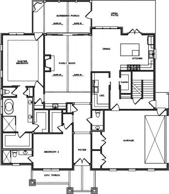 Home Plan - Main Level