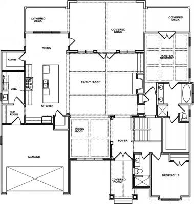 Home Plan - Main Level