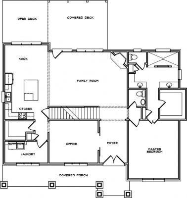 Home Plan - Main Level