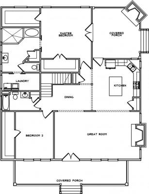 Home Plan - Main Level