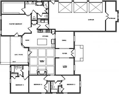 Home Plan - Main Level