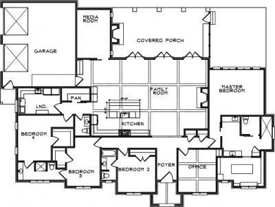 Home Plan - Main Level