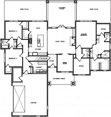 Home Plan - Main Level