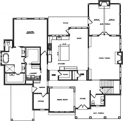 Home Plan - Main Level