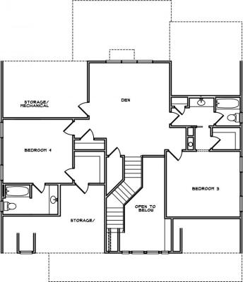 Home Plan - Second Level