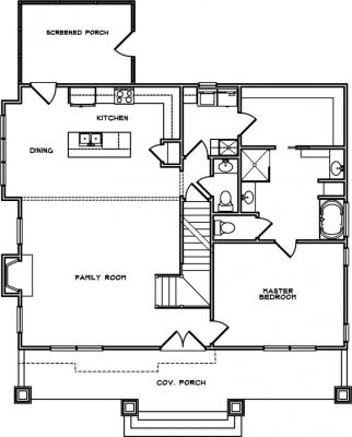 Home Plan - Main Level