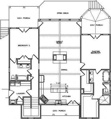 Home Plan - Main Level