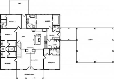 Home Plan - Main Level