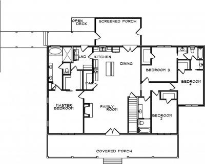 Home Plan - Main Level