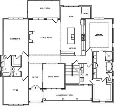 Home Plan - Main Level