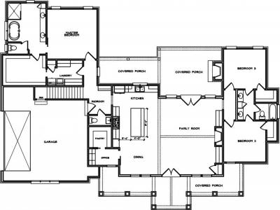 Home Plan - Main Level