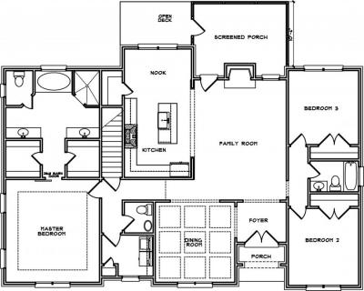 Home Plan - Main Level