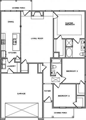 Home Plan - Main Level