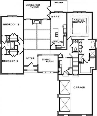 Home Plan - Main Level