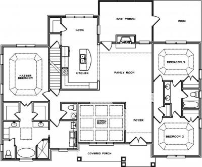 Home Plan - Main Level