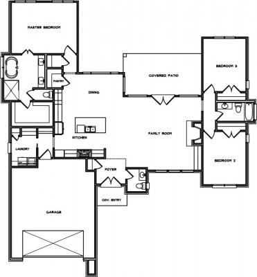 Home Plan - Main Level