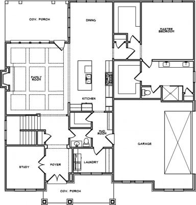 Home Plan - Main Level