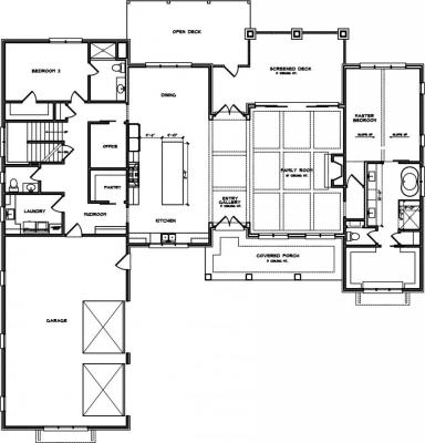 Home Plan - Main Level