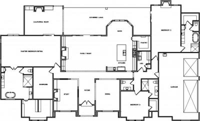 Home Plan - Main Level