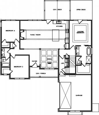 Home Plan - Main Level