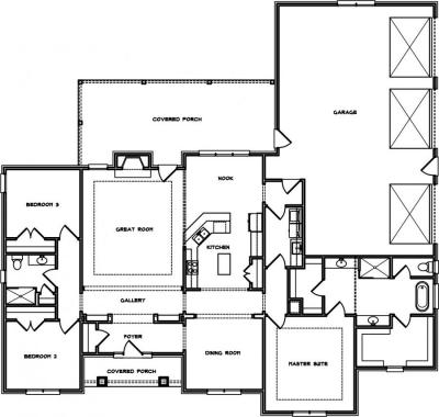 Home Plan - Main Level