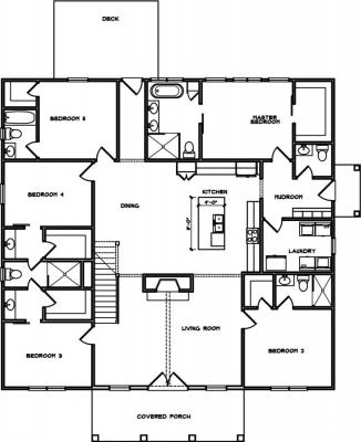 Home Plan - Main Level