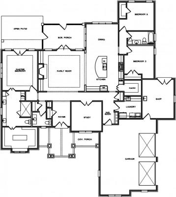 Home Plan - Main Level