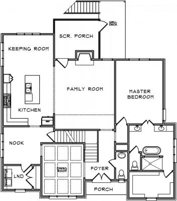 Home Plan - Main Level