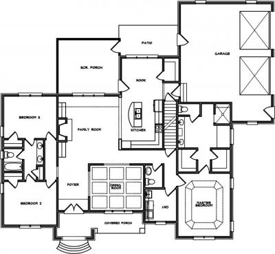 Home Plan - Main Level