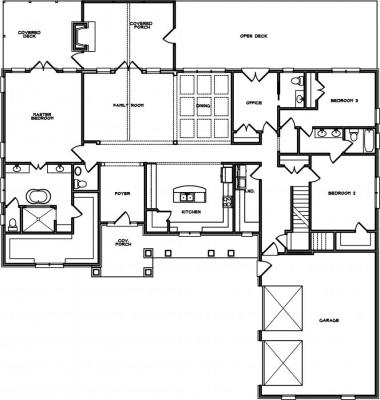 Home Plan - Main Level