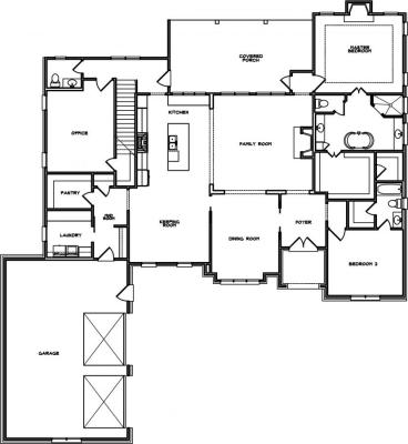 Home Plan - Main Level