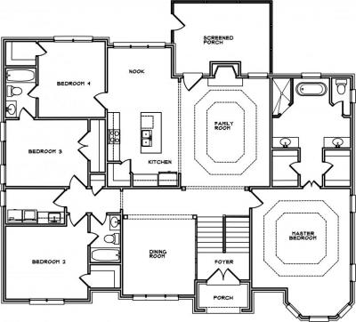 Home Plan - Main Level