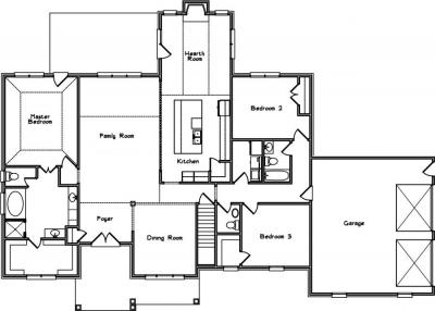 Home Plan - Main Level