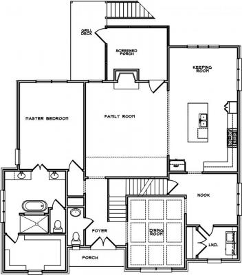 Home Plan - Main Level