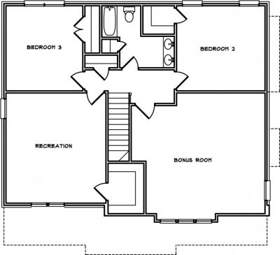 Home Plan - Second Level