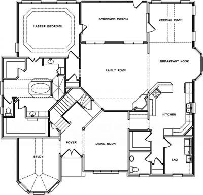 Home Plan - Main Level