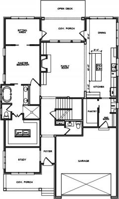 Home Plan - Main Level