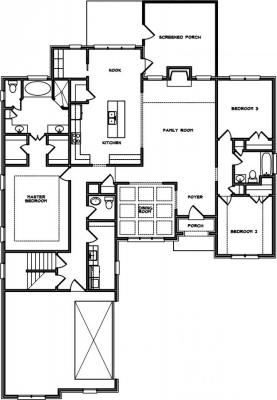 Home Plan - Main Level