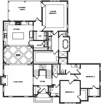 Home Plan - Main Level